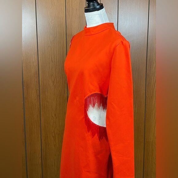 STAUD Beaded Mini Bodycon Dress size S - Picture 9 of 13